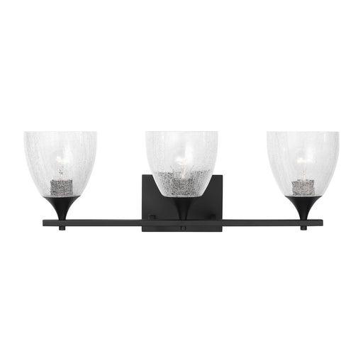 Myhouse Lighting Visual Comfort Studio - DJV1023MBKCKG - Three Light Vanity - Toffino - Midnight Black