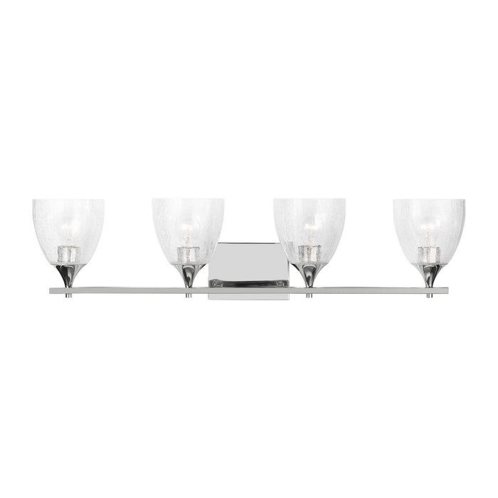 Myhouse Lighting Visual Comfort Studio - DJV1024CHCKG - Four Light Vanity - Toffino - Chrome