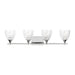 Myhouse Lighting Visual Comfort Studio - DJV1024CHCKG - Four Light Vanity - Toffino - Chrome