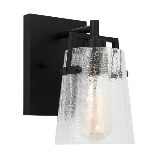 Myhouse Lighting Visual Comfort Studio - DJV1031MBKCKG - One Light Wall Sconce - Crofton - Midnight Black