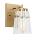 Myhouse Lighting Visual Comfort Studio - DJV1031SBCKG - One Light Wall Sconce - Crofton - Satin Brass