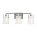 Myhouse Lighting Visual Comfort Studio - DJV1033BSCKG - Three Light Vanity - Crofton - Brushed Nickel
