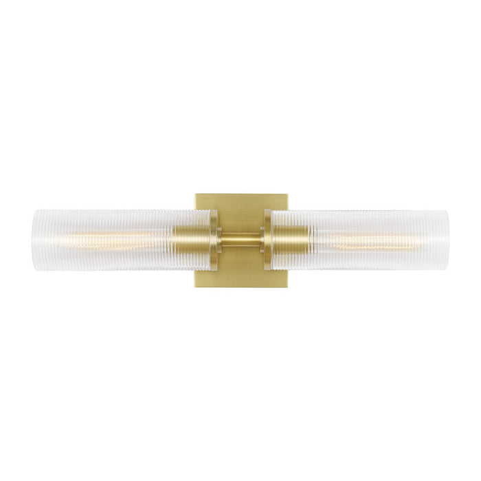 Myhouse Lighting Visual Comfort Studio - DJW1092SB - Two Light Wall Sconce - Sarita - Satin Brass