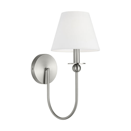 Myhouse Lighting Visual Comfort Studio - DJW1111BS - One Light Wall Sconce - Elsay - Brushed Nickel