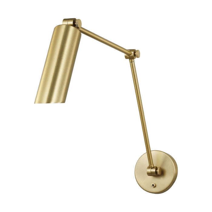 Myhouse Lighting Visual Comfort Studio - DJW1131SB - One Light Wall Sconce - Frasar - Satin Brass