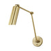 Myhouse Lighting Visual Comfort Studio - DJW1131SB - One Light Wall Sconce - Frasar - Satin Brass