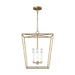 Myhouse Lighting Visual Comfort Studio - EC1344CDG - Four Light Lantern - Viota - Casted Gild