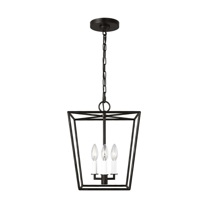 Myhouse Lighting Visual Comfort Studio - EC1353AI - Three Light Lantern - Viota - Aged Iron