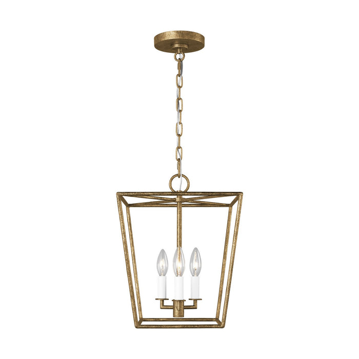 Myhouse Lighting Visual Comfort Studio - EC1353CDG - Three Light Lantern - Viota - Casted Gild