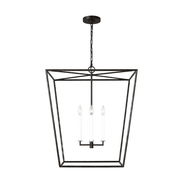 Myhouse Lighting Visual Comfort Studio - EC1364AI - Four Light Lantern - Viota - Aged Iron