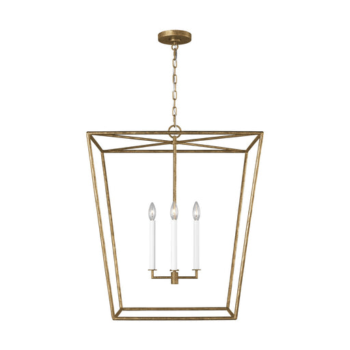 Myhouse Lighting Visual Comfort Studio - EC1364CDG - Four Light Lantern - Viota - Casted Gild