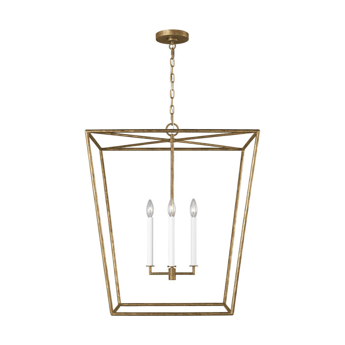 Myhouse Lighting Visual Comfort Studio - EC1364CDG - Four Light Lantern - Viota - Casted Gild