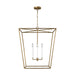 Myhouse Lighting Visual Comfort Studio - EC1364CDG - Four Light Lantern - Viota - Casted Gild