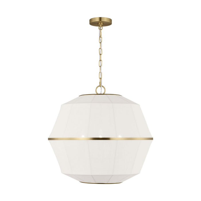 Myhouse Lighting Visual Comfort Studio - EP1463BBS - Three Light Lantern - Hikari - Burnished Brass