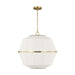 Myhouse Lighting Visual Comfort Studio - EP1463BBS - Three Light Lantern - Hikari - Burnished Brass