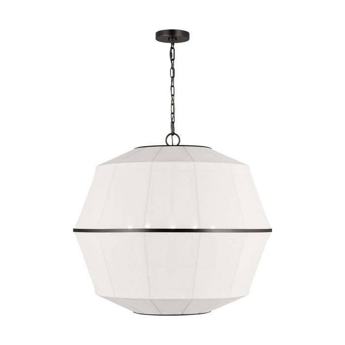 Myhouse Lighting Visual Comfort Studio - EP1475AI - Five Light Chandelier - Hikari - Aged Iron