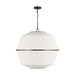 Myhouse Lighting Visual Comfort Studio - EP1475AI - Five Light Chandelier - Hikari - Aged Iron