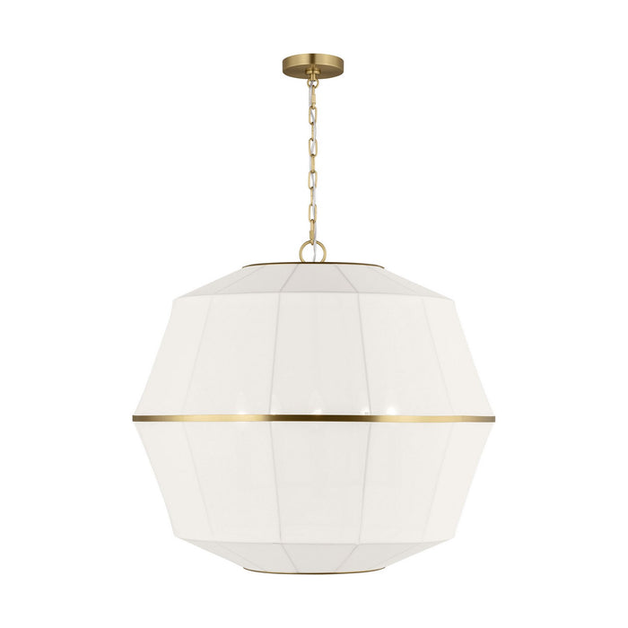 Myhouse Lighting Visual Comfort Studio - EP1475BBS - Five Light Lantern - Hikari - Burnished Brass