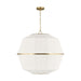 Myhouse Lighting Visual Comfort Studio - EP1475BBS - Five Light Lantern - Hikari - Burnished Brass