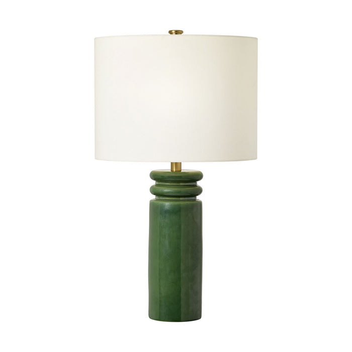 Myhouse Lighting Visual Comfort Studio - ET1541GLG - One Light Table Lamp - Feikudo - Glossy Light Green