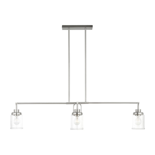 Myhouse Lighting Visual Comfort Studio - GLC1184BS - Four Light Chandelier - Anders - Brushed Nickel