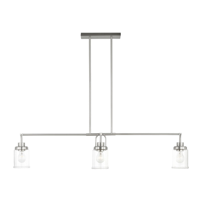 Myhouse Lighting Visual Comfort Studio - GLC1184BS - Four Light Chandelier - Anders - Brushed Nickel