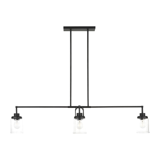 Myhouse Lighting Visual Comfort Studio - GLC1184MBK - Four Light Chandelier - Anders - Midnight Black