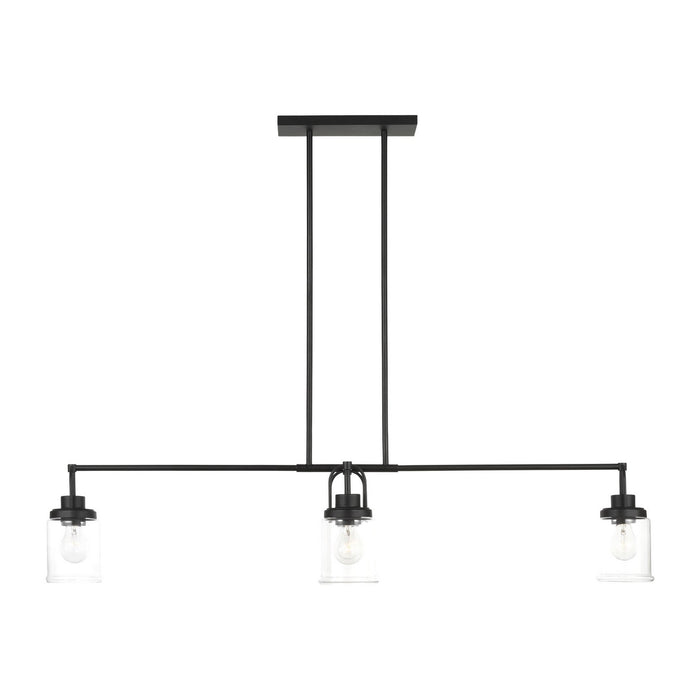 Myhouse Lighting Visual Comfort Studio - GLC1184MBK - Four Light Chandelier - Anders - Midnight Black