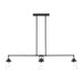 Myhouse Lighting Visual Comfort Studio - GLC1184MBK - Four Light Chandelier - Anders - Midnight Black