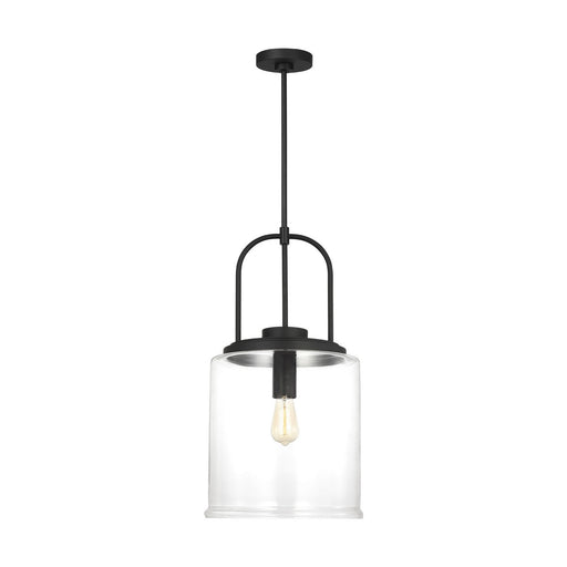 Myhouse Lighting Visual Comfort Studio - GLP1051MBK - One Light Pendant - Anders - Midnight Black