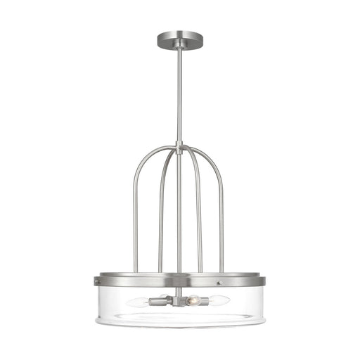 Myhouse Lighting Visual Comfort Studio - GLP1064BS - Four Light Pendant - Anders - Brushed Nickel