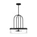 Myhouse Lighting Visual Comfort Studio - GLP1064MBK - Four Light Pendant - Anders - Midnight Black