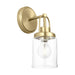 Myhouse Lighting Visual Comfort Studio - GLV1071SB - One Light Vanity - Anders - Satin Brass