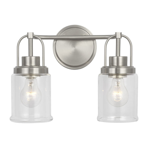 Myhouse Lighting Visual Comfort Studio - GLV1072BS - Two Light Vanity - Anders - Brushed Nickel