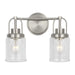 Myhouse Lighting Visual Comfort Studio - GLV1072BS - Two Light Vanity - Anders - Brushed Nickel