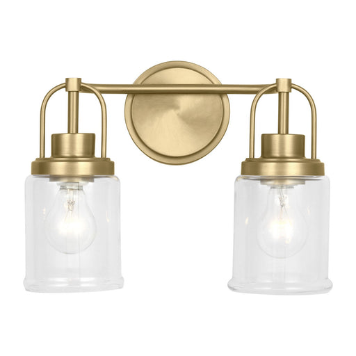 Myhouse Lighting Visual Comfort Studio - GLV1072SB - Two Light Vanity - Anders - Satin Brass