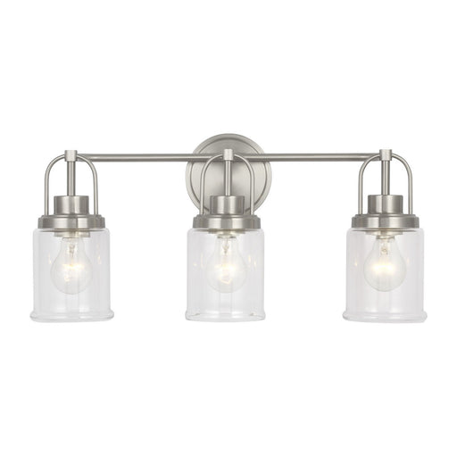 Myhouse Lighting Visual Comfort Studio - GLV1073BS - Three Light Vanity - Anders - Brushed Nickel