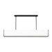 Myhouse Lighting Visual Comfort Studio - KC1151AI - LED Linear Chandelier - Velero - Aged Iron
