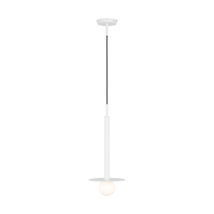 Myhouse Lighting Visual Comfort Studio - KP1001MWT - One Light Pendant - Nodes - Matte White