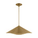 Myhouse Lighting Visual Comfort Studio - KP1171BBS - One Light Pendant - Echo - Burnished Brass