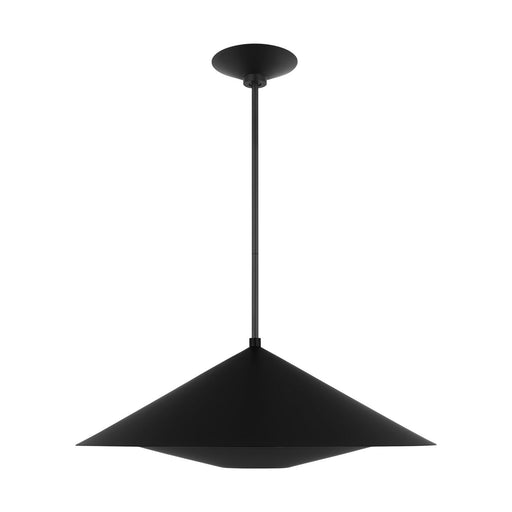 Myhouse Lighting Visual Comfort Studio - KP1171MBK - One Light Pendant - Echo - Midnight Black