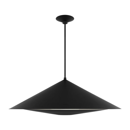 Myhouse Lighting Visual Comfort Studio - KP1181MBK - One Light Pendant - Echo - Midnight Black