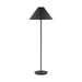 Myhouse Lighting Visual Comfort Studio - KT1451MCB - One Light Floor Lamp - Contra - Matte Charcoal Black