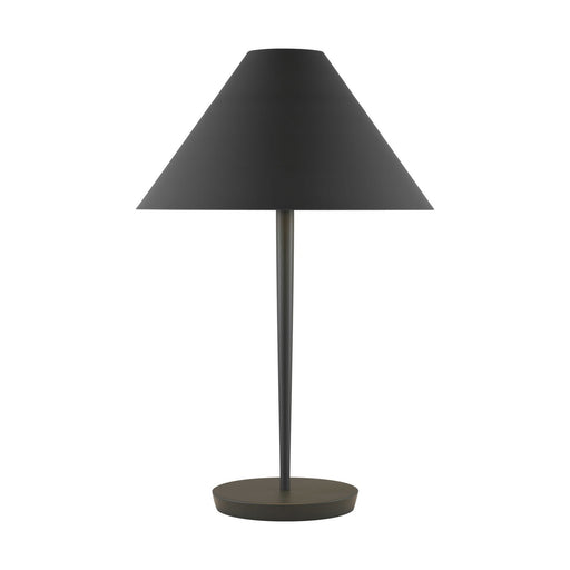 Myhouse Lighting Visual Comfort Studio - KT1461MCB - One Light Table Lamp - Contra - Matte Charcoal Black