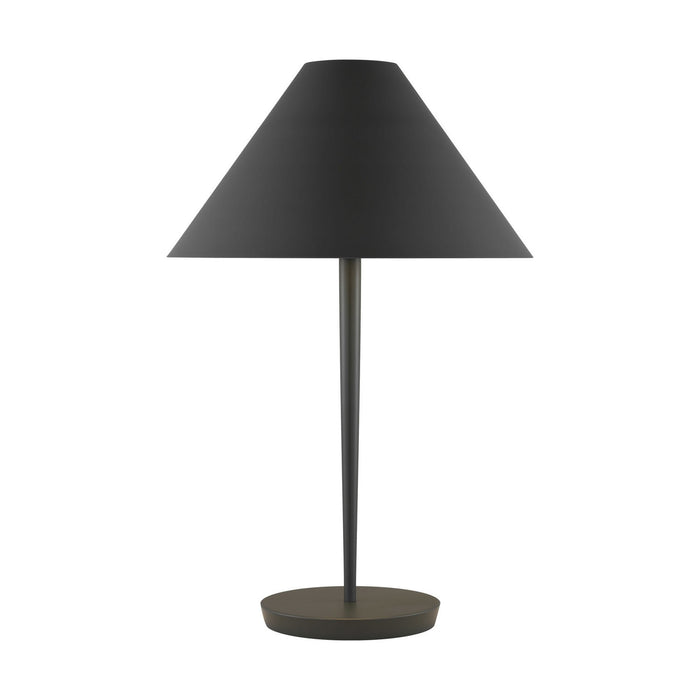 Myhouse Lighting Visual Comfort Studio - KT1461MCB - One Light Table Lamp - Contra - Matte Charcoal Black