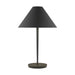Myhouse Lighting Visual Comfort Studio - KT1461MCB - One Light Table Lamp - Contra - Matte Charcoal Black