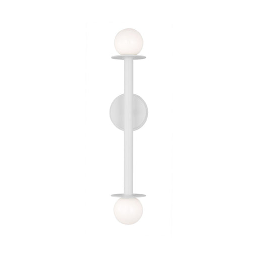 Myhouse Lighting Visual Comfort Studio - KWL1012MWT - Two Light Wall Sconce - Nodes - Matte White