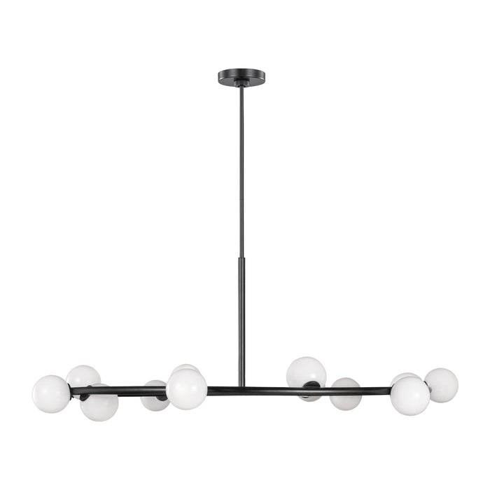 Myhouse Lighting Visual Comfort Studio - SLC10612AI - 12 Light Chandelier - Altair - Aged Iron
