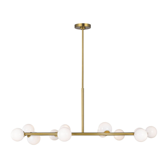 Myhouse Lighting Visual Comfort Studio - SLC10612BBS - 12 Light Chandelier - Altair - Burnished Brass