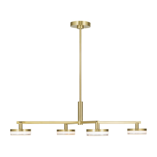 Myhouse Lighting Visual Comfort Studio - SLC1074BBS - LED Chandelier - Khan - Burnished Brass